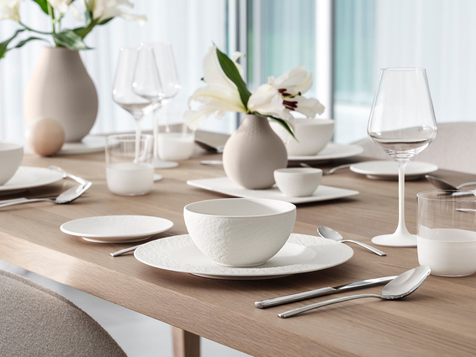 Villeroy & Boch Manufacture Rock blanc Dipschälchen 8 cm Set6 - Produktbild 4
