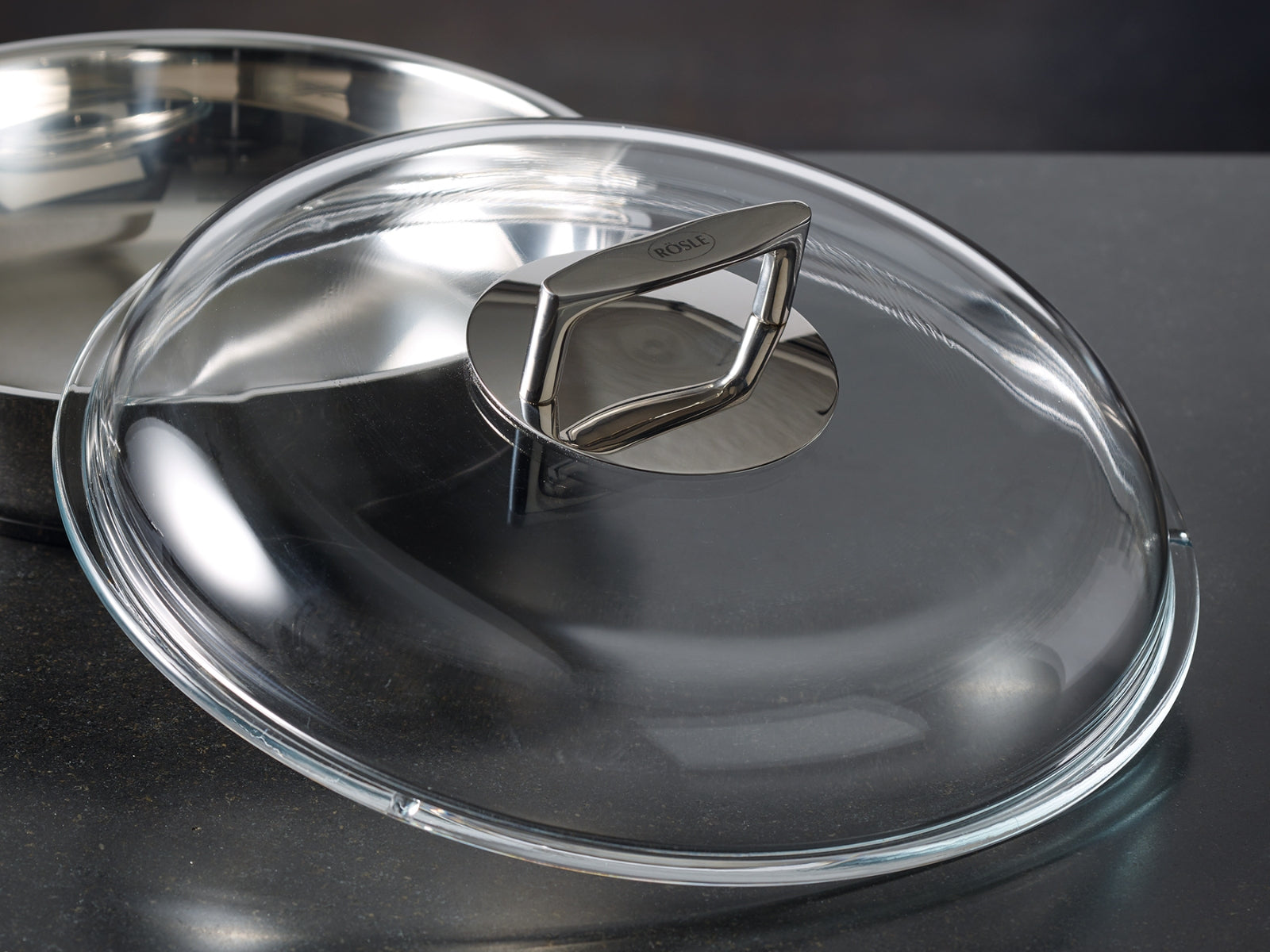 Rösle Silence® Borosilikat Glasdeckel 32 cm - Produktbild 2