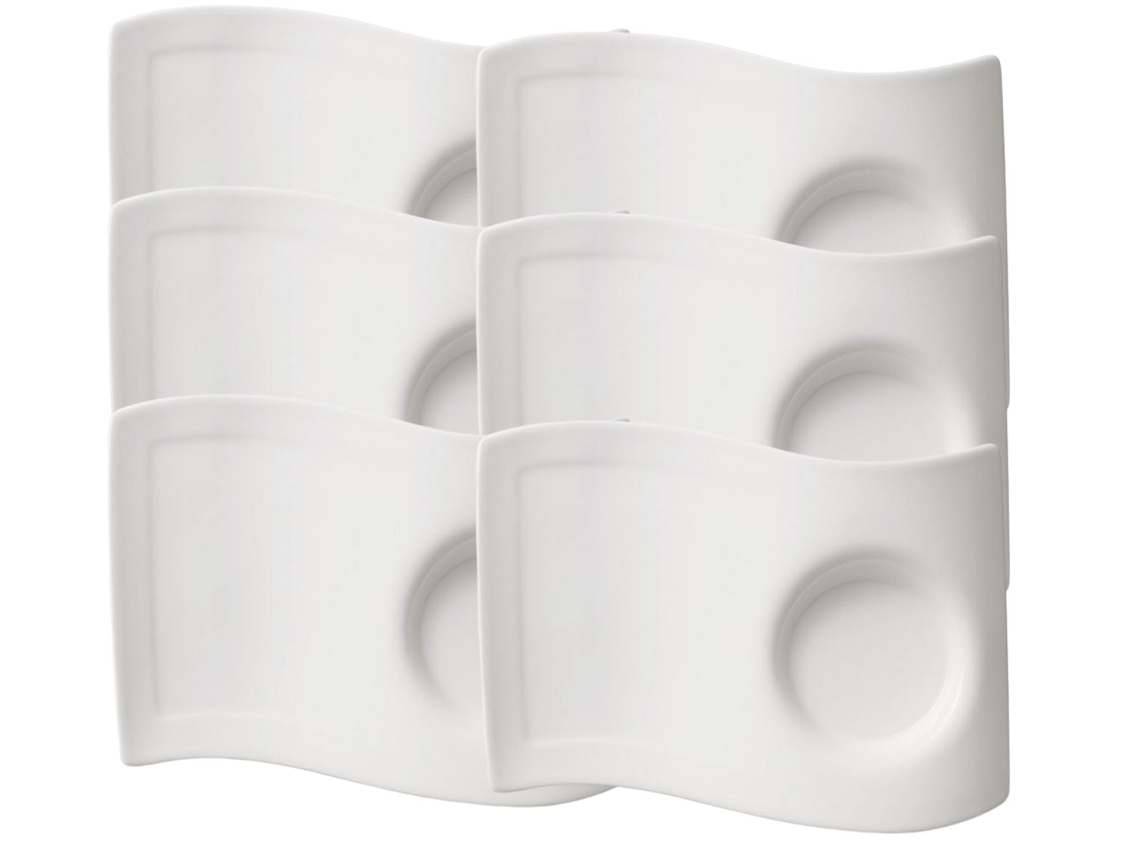 Villeroy & Boch New Wave Caffe Partyplate mittel 20 x 14 cm Set6