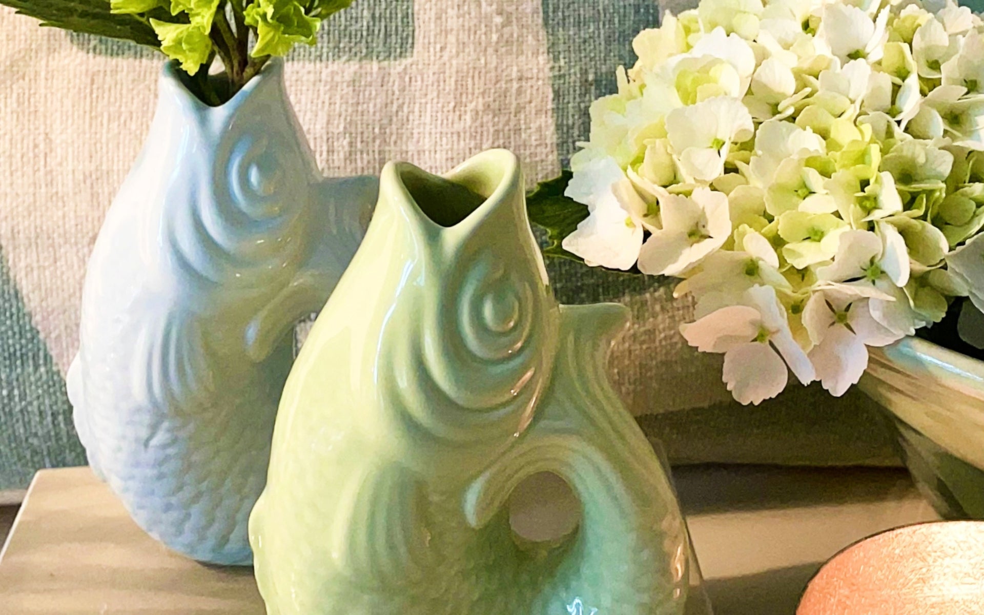 Giftcompany Monsieur Carafon Vase / Karaffe Fisch L seafoam 2,7l - Produktbild 6