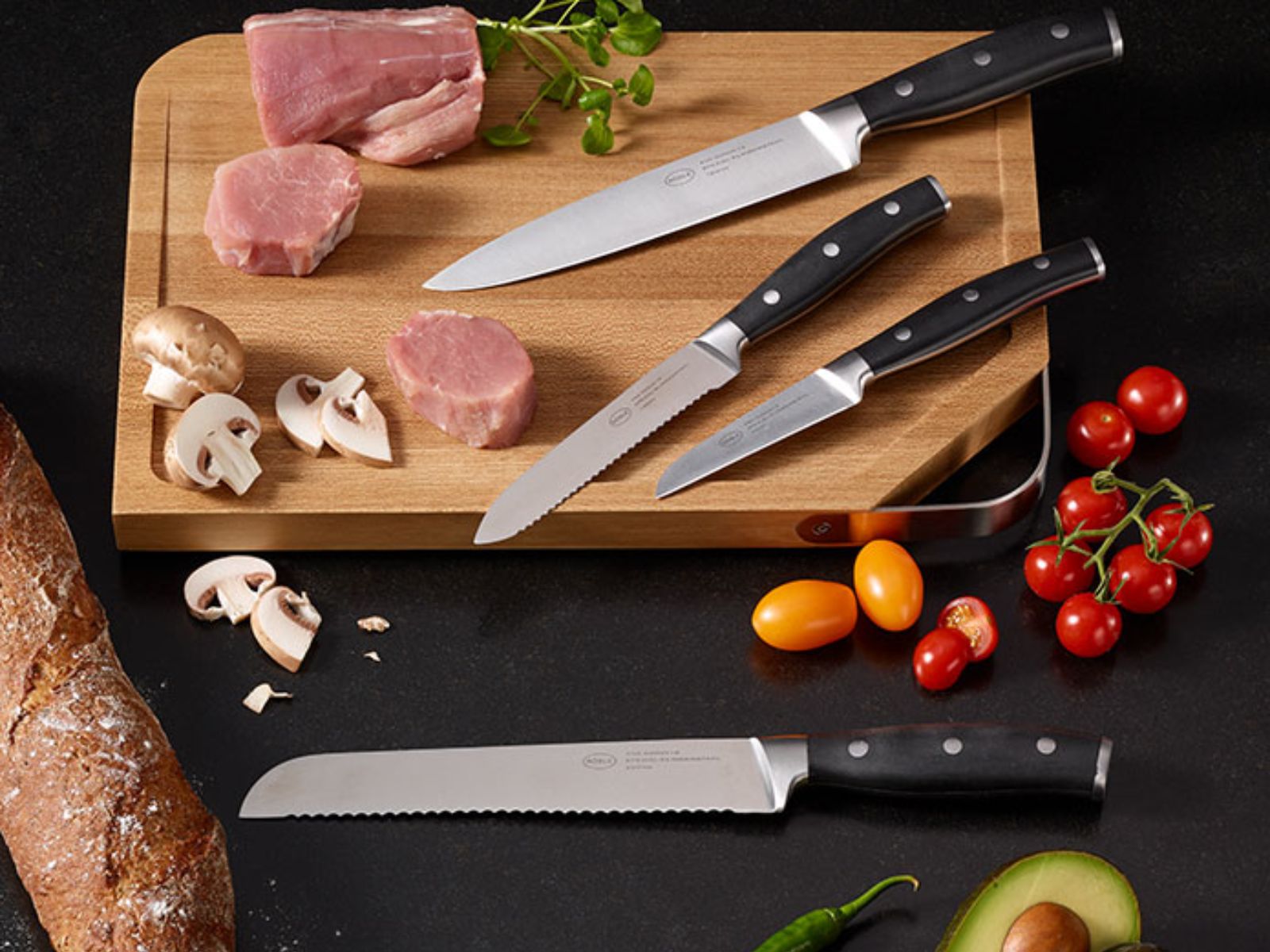 Rösle Messer-Set PURA inkl. Tranchiergabel 5tlg - Produktbild 2