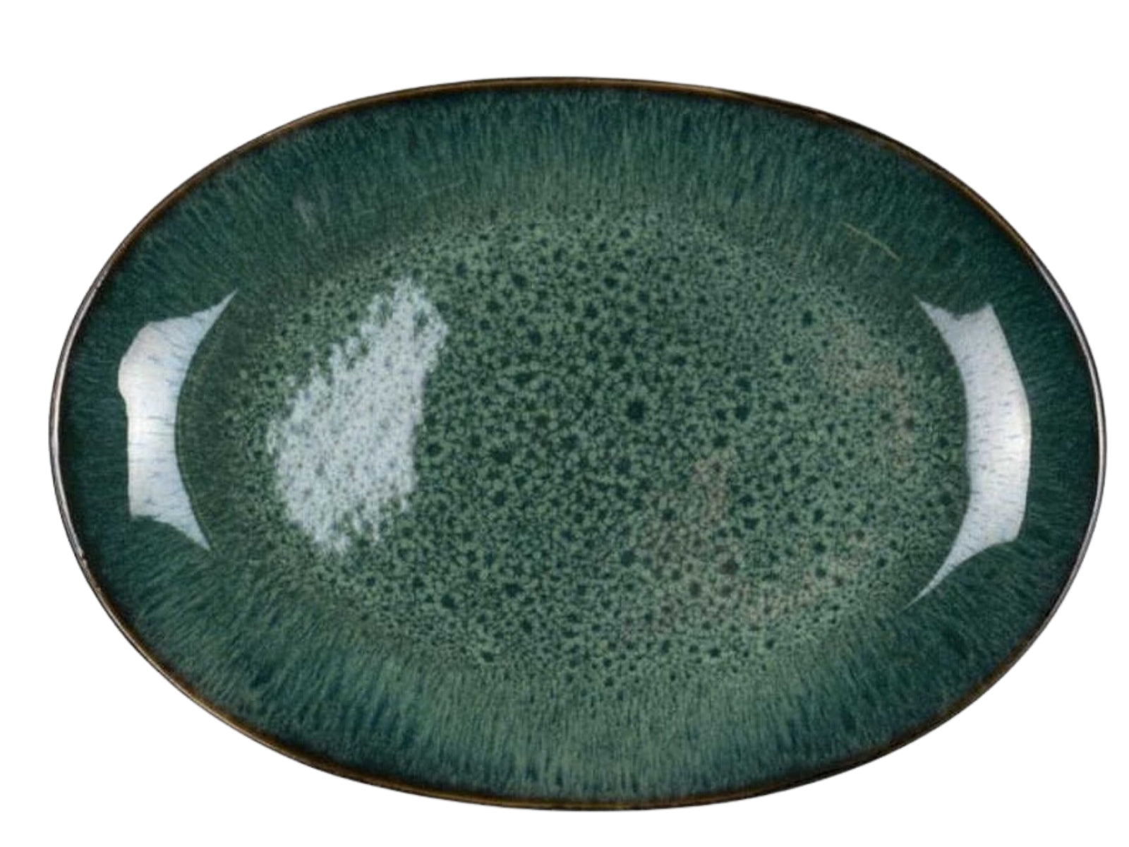 Bitz Platte black / green 36 x 25 cm