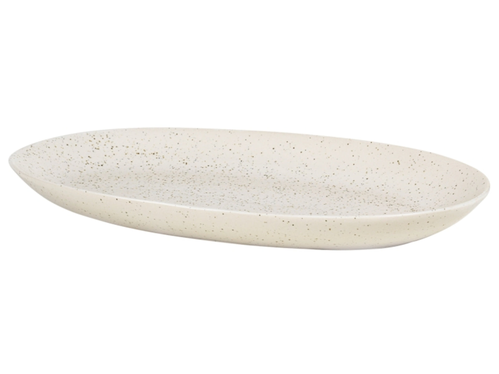 Broste Copenhagen NORDIC VANILLA Platte oval L 17 x 30 cm - Produktbild 2