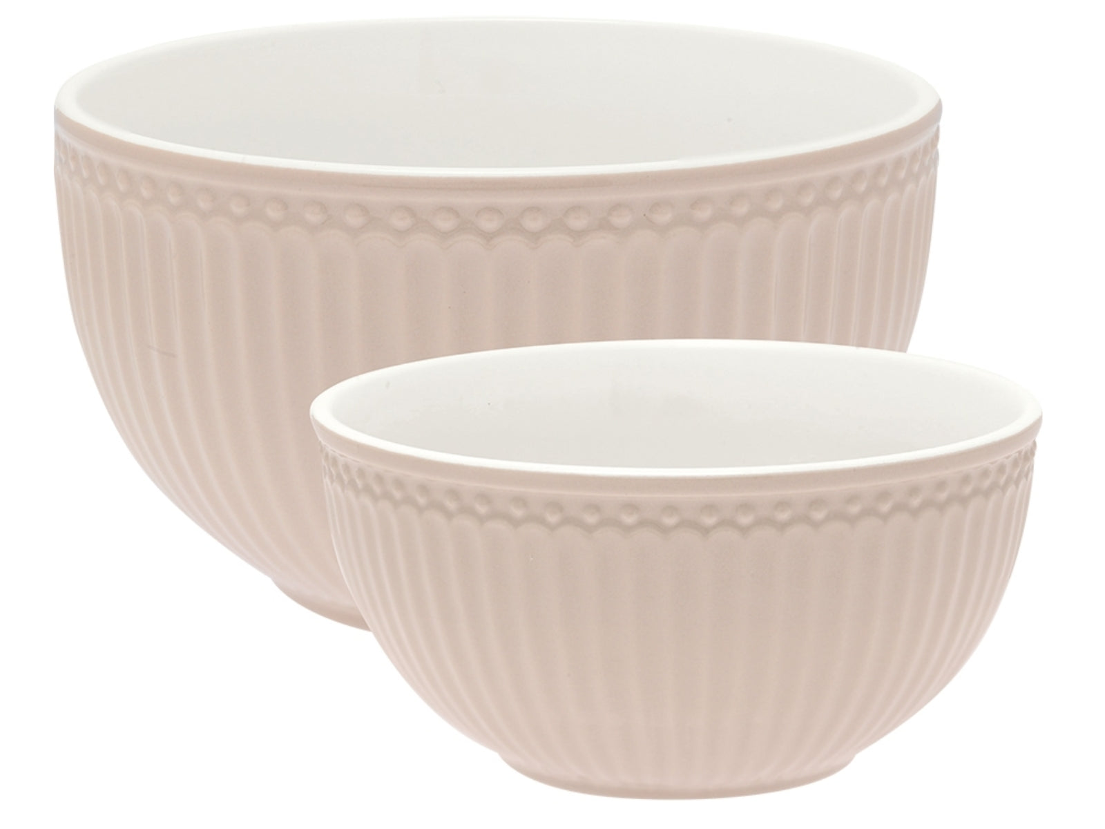 Greengate Alice Servierschüssel creamy fudge Set2