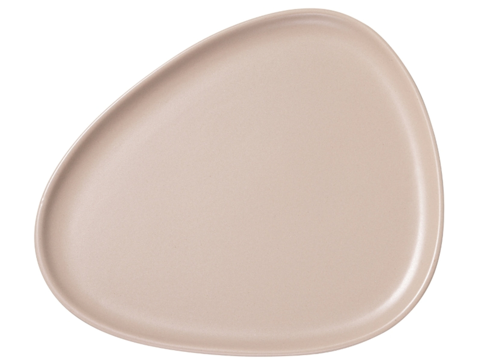 LIND DNA Curve Stoneware Speiseteller sand