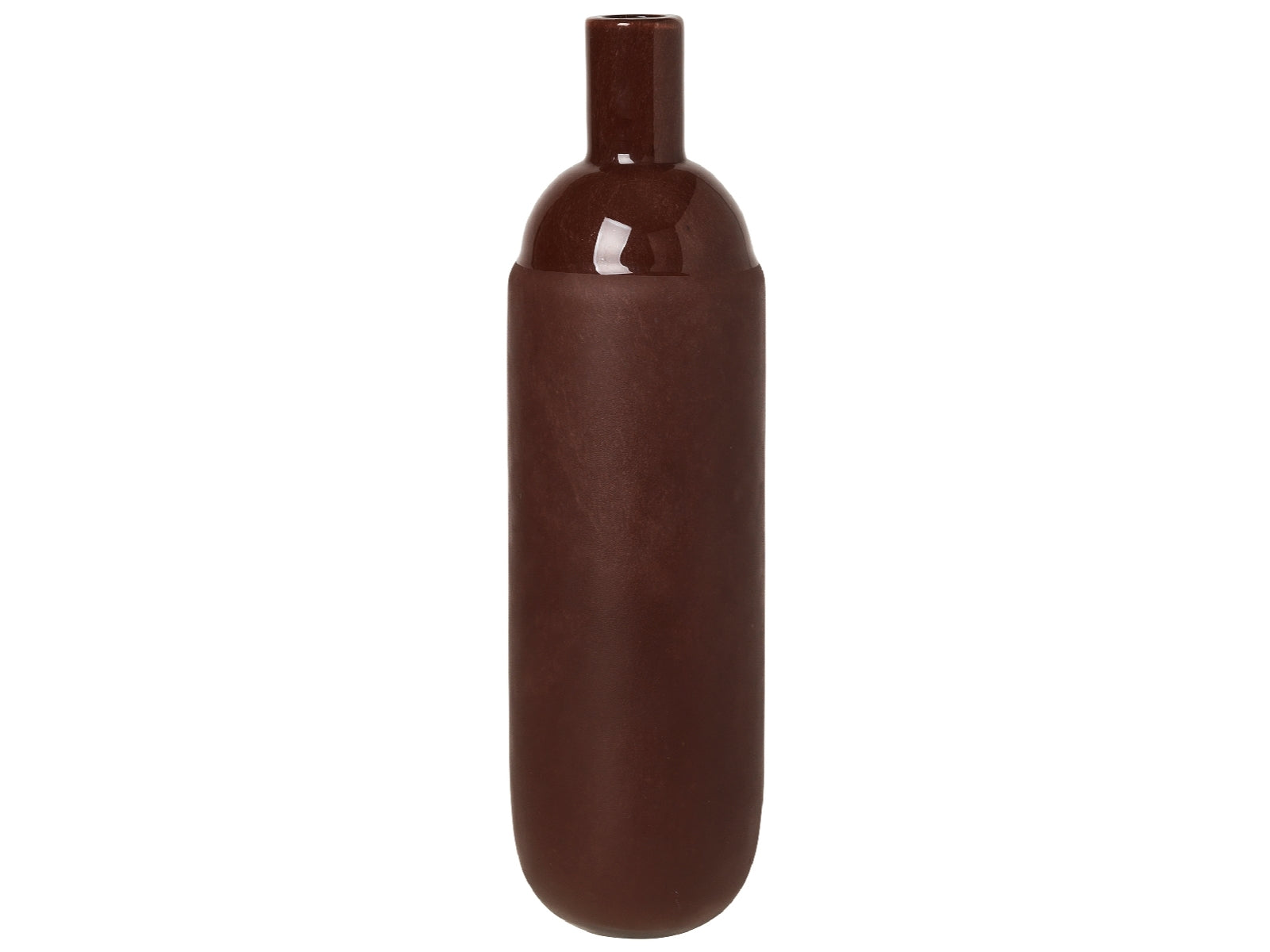 Broste Copenhagen Harald Vase Glas Madder Brown 37,6 cm - Produktbild 1