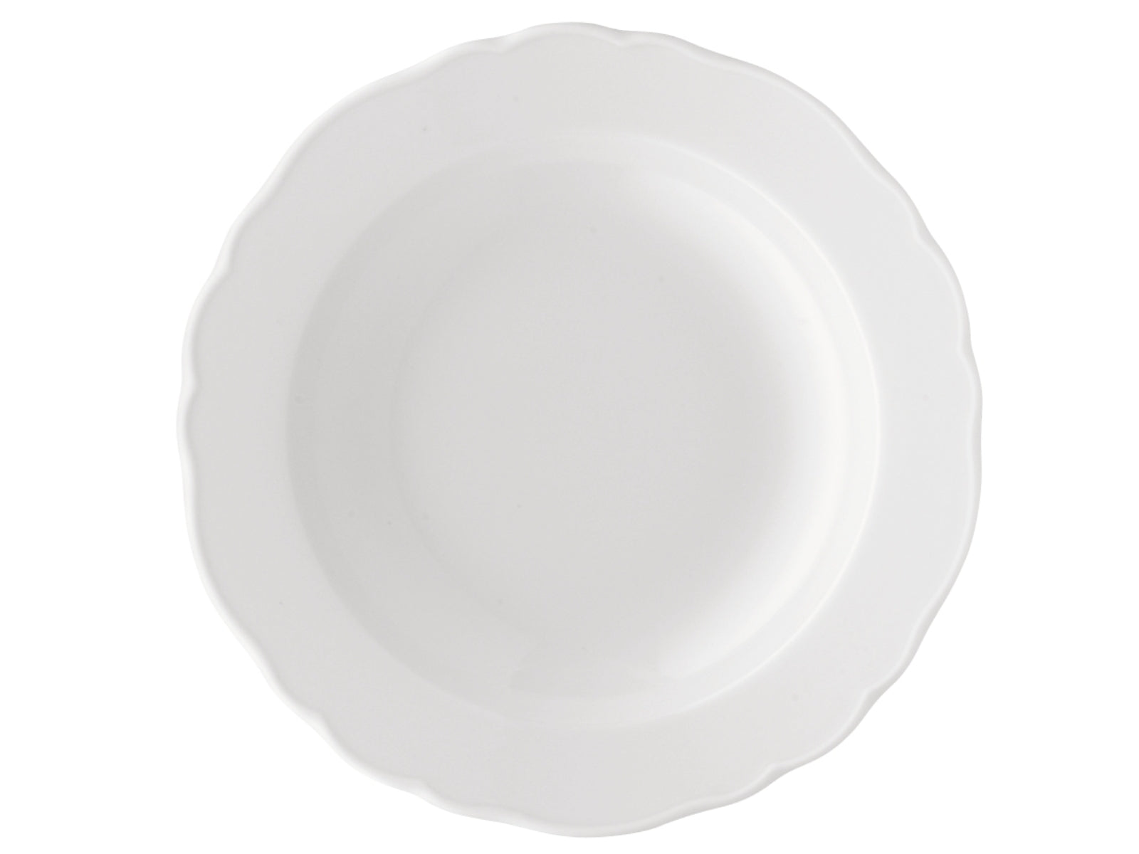 Hutschenreuther Maria Theresia Weiss Suppenteller 21 cm Fahne