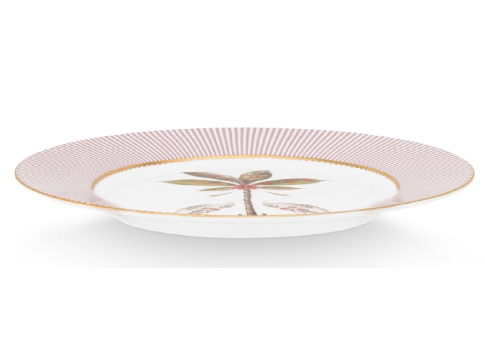 PIP STUDIO La Majorelle Frühstücksteller pink m. Reiher 21 cm - Produktbild 2