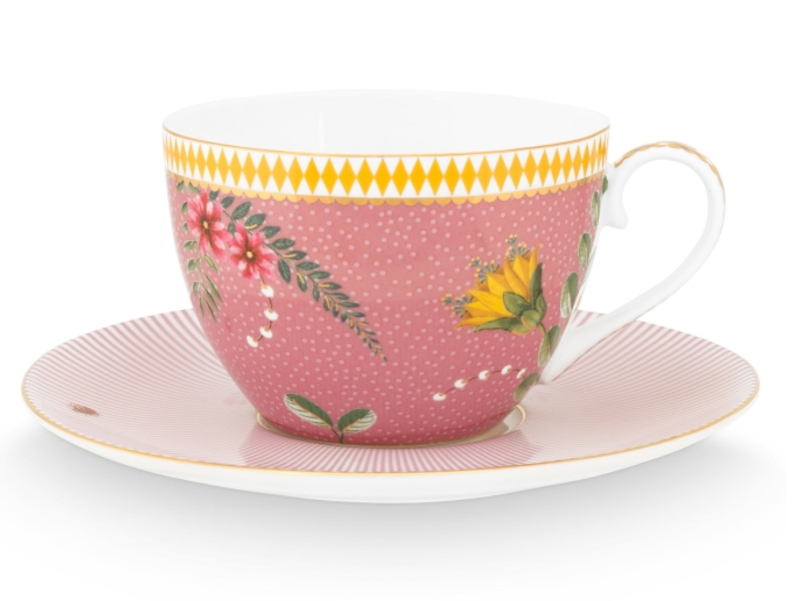 PIP STUDIO La Majorelle Tasse mit Untertasse pink 0,28 l - Produktbild 2