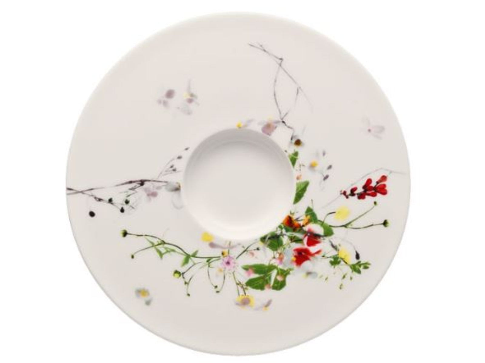 Rosenthal Brillance Fleurs Sauvages Tee-/Cappucinotasse 2tlg - Produktbild 3