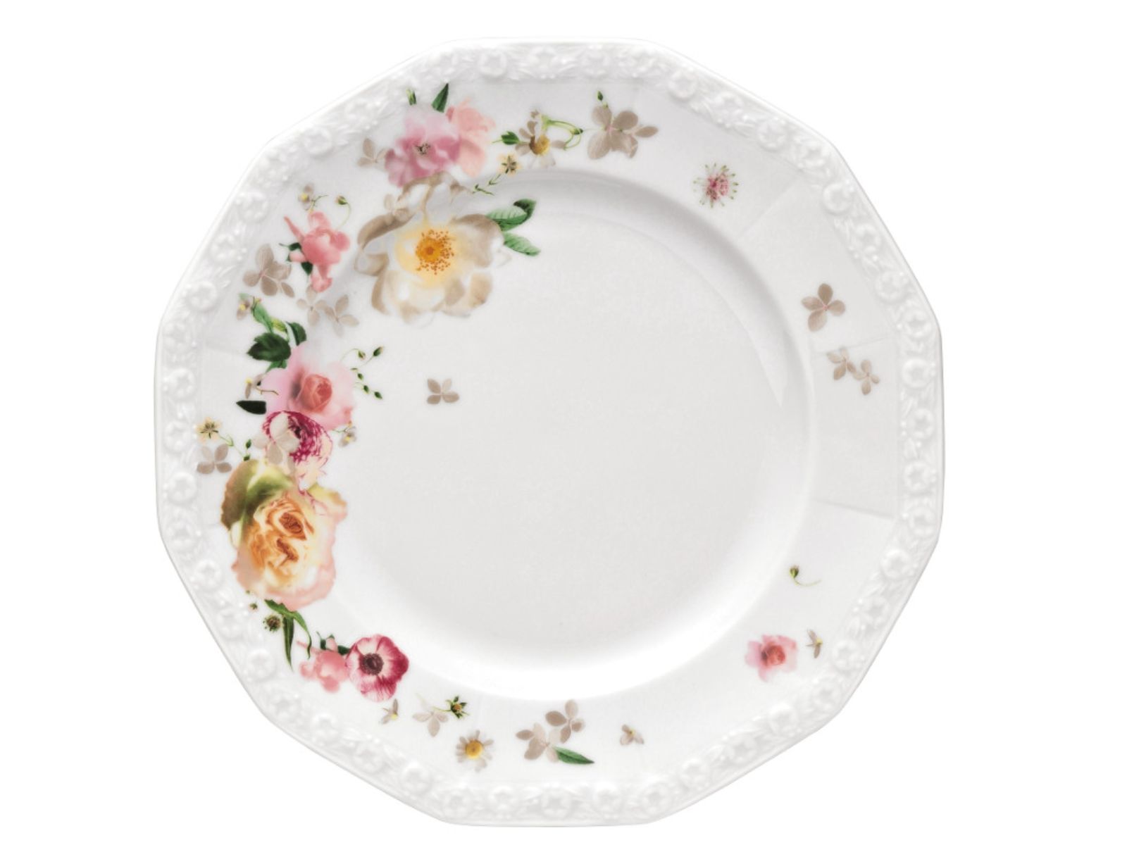 Rosenthal Maria Pink Rose Frühstücksteller 21 cm