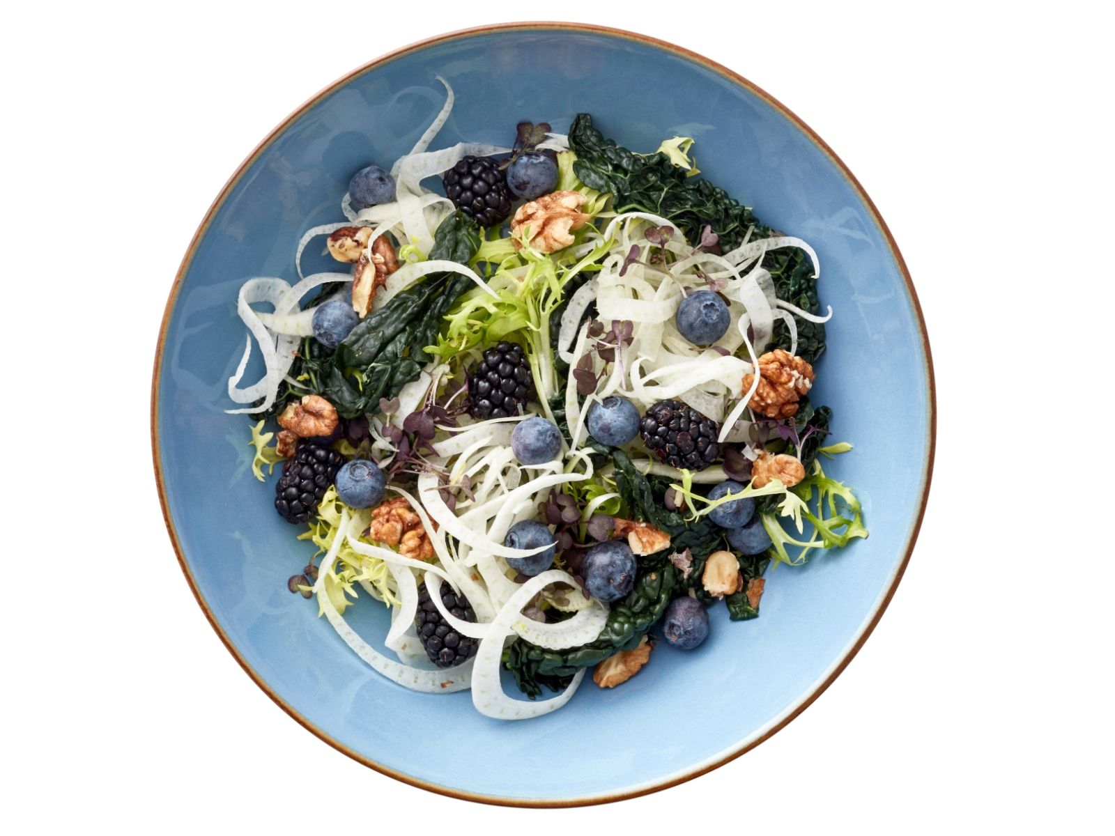 Bitz Salatbowl Wood/Ocean 24 cm - Produktbild 2