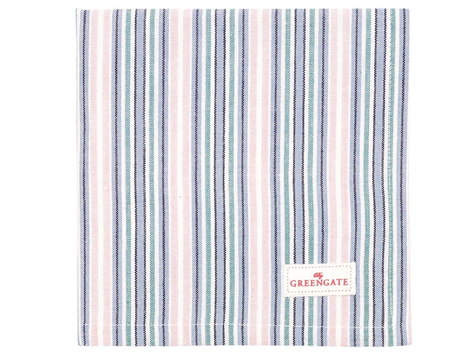 Greengate Leise Stoffserviette white 40 x 40 cm