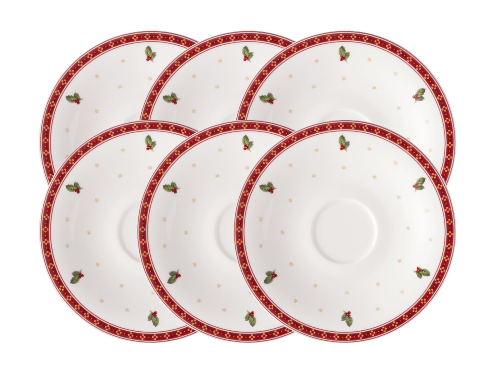 Villeroy & Boch Toy's Delight Specials Kaffee-Untertasse weiß 16,7cm Set6