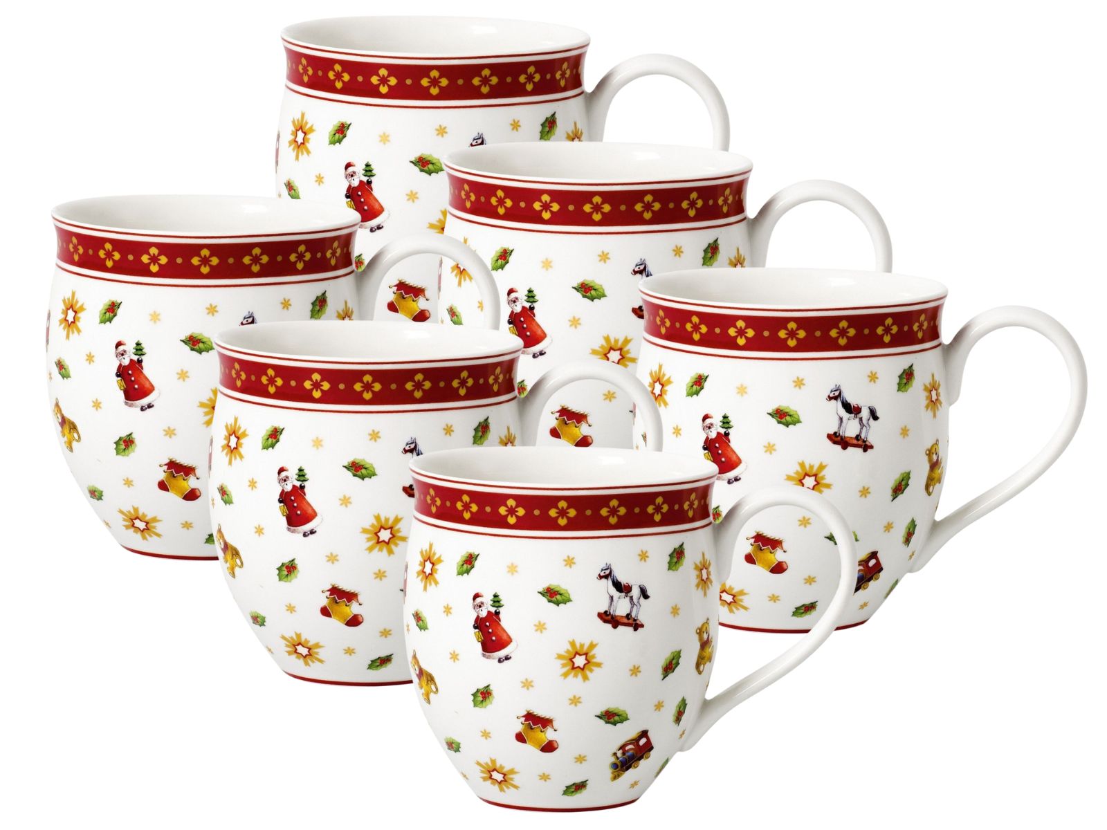 Villeroy & Boch Toy's Delight Becher mit Streumotiv 0,44 l Set6