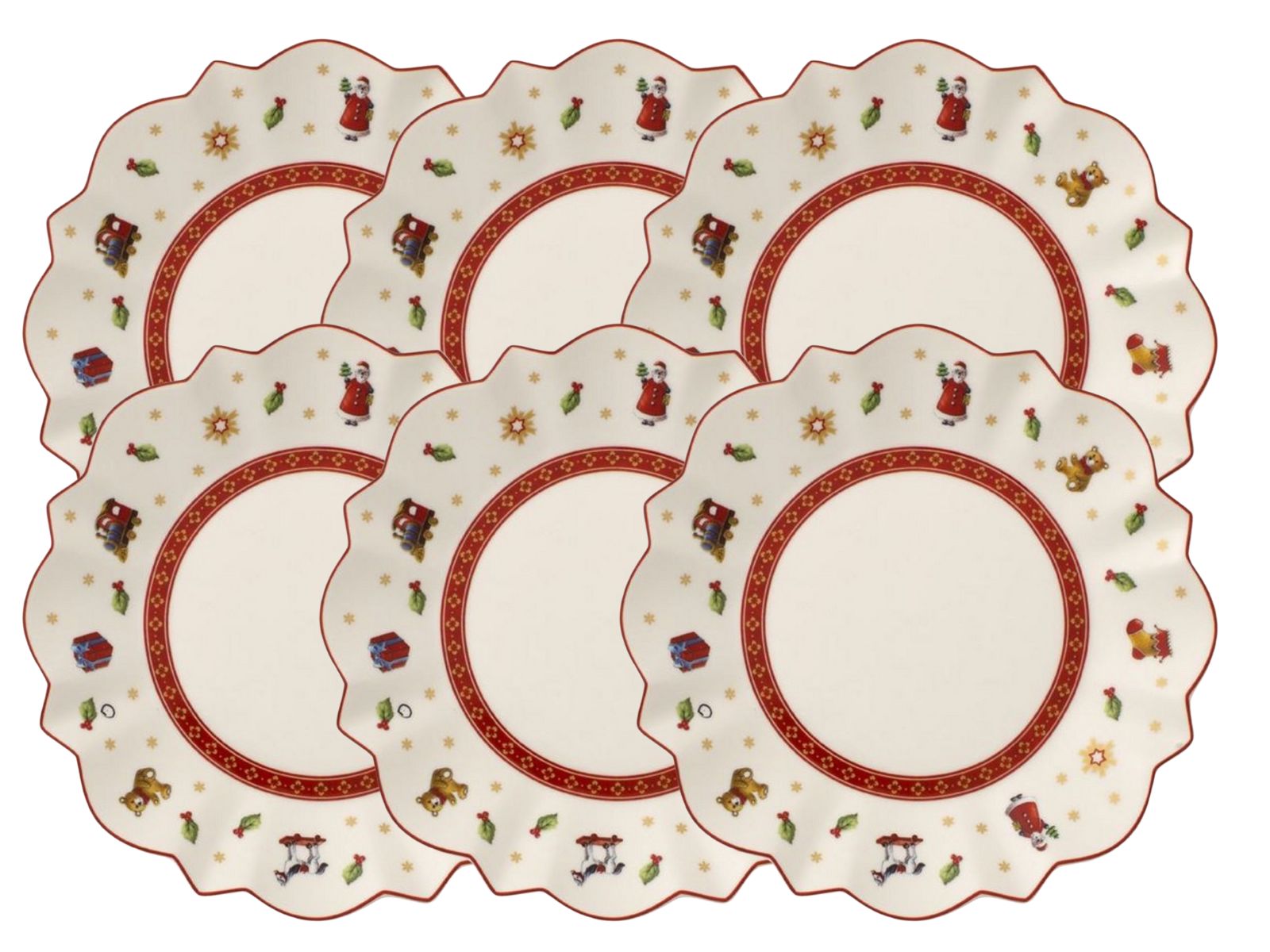 Villeroy & Boch Toy's Delight Brotteller weiss 17 cm Set6
