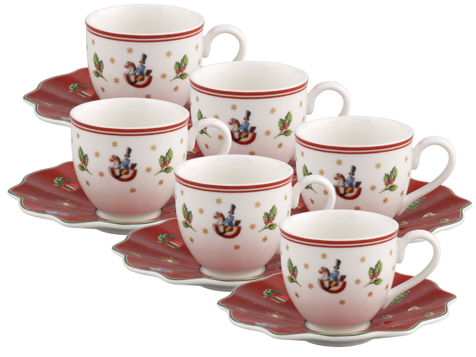 Villeroy & Boch Toy's Delight Mokka-/Espressotasse mit Untertasse 0,1l Set6