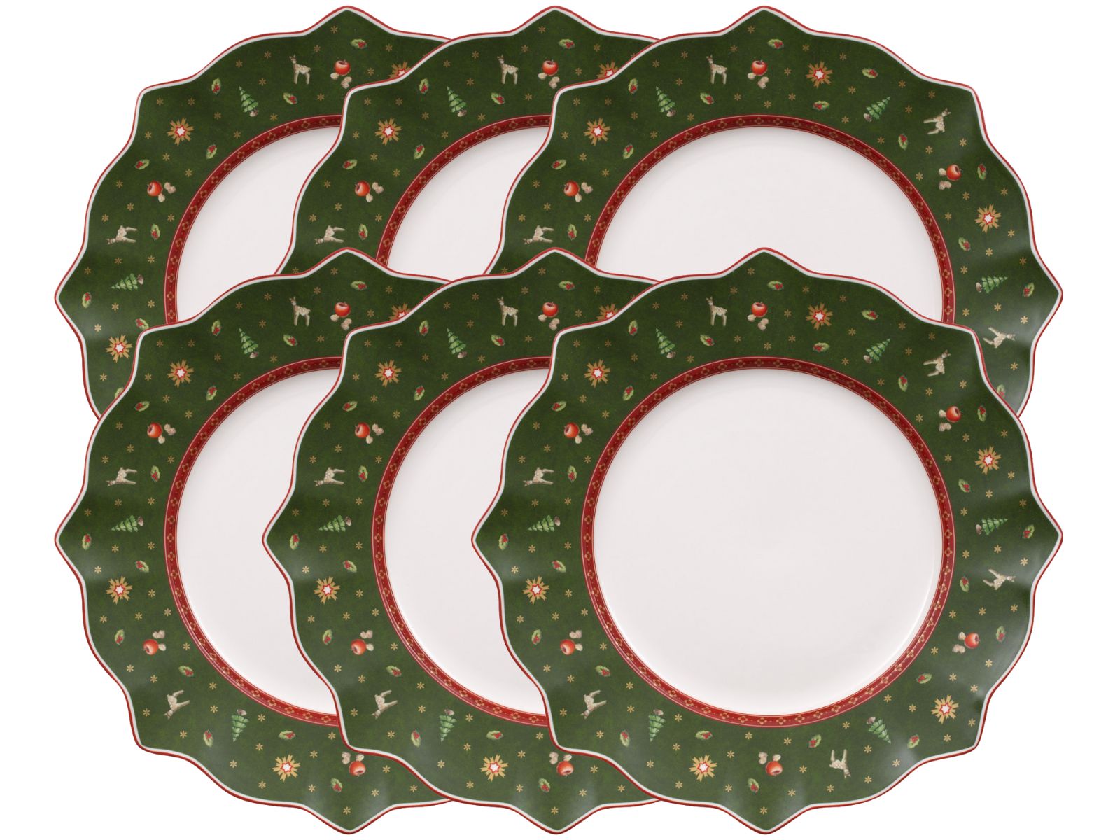 Villeroy & Boch Toy's Delight Speiseteller grün 29 cm Set6