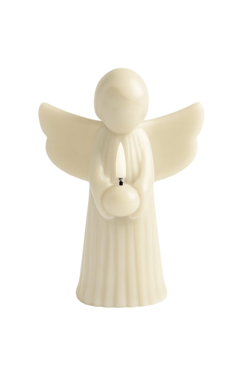 UYUNI LIGHTING LED-Kerze Engel Smooth vanilla 19cm - Produktbild 1