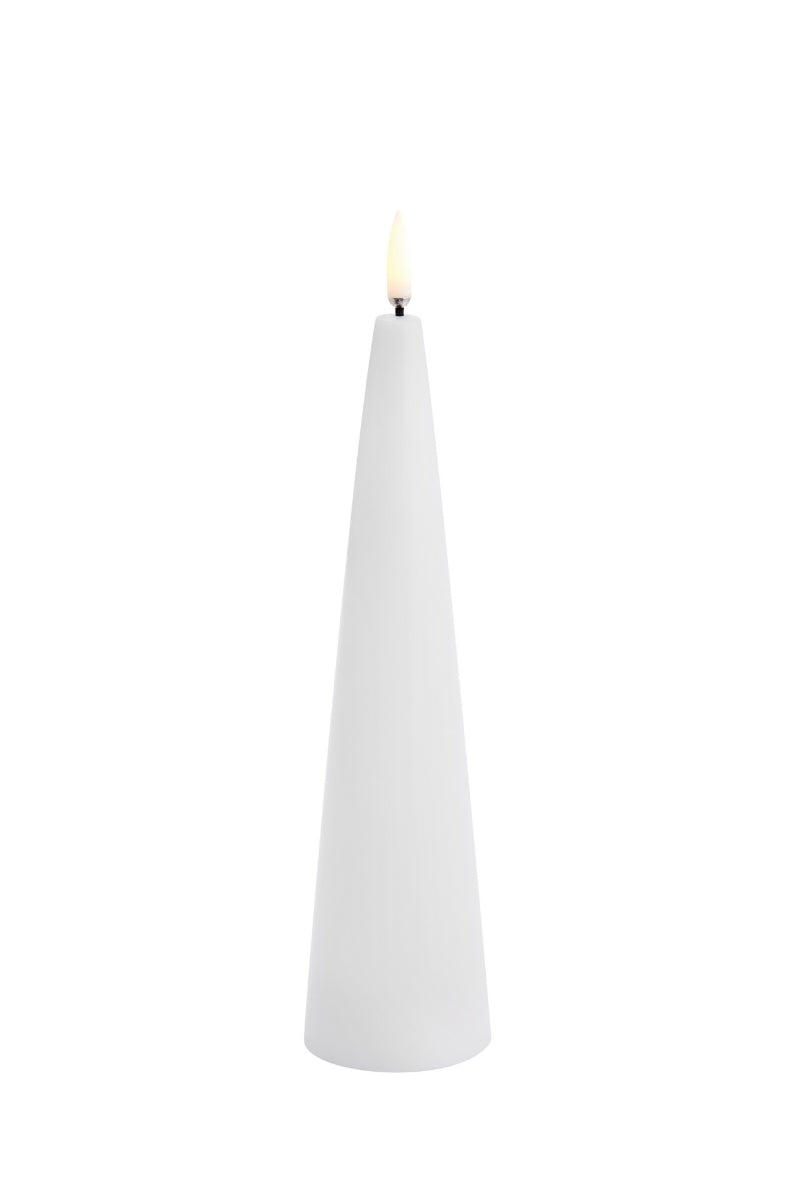 UYUNI LIGHTNING LED-Kerze Smooth nordic white 21,5cm - Produktbild 1
