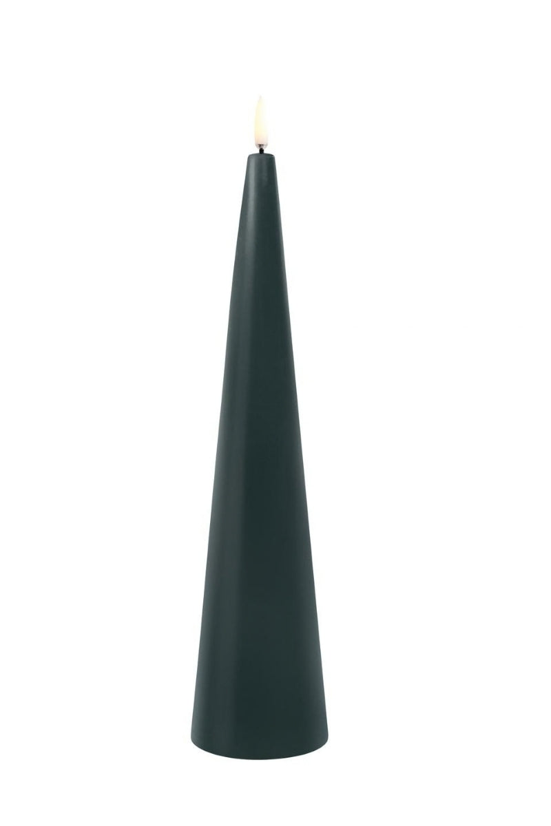 UYUNI LIGHTNING LED-Kerze Smooth pine green 30cm - Produktbild 1