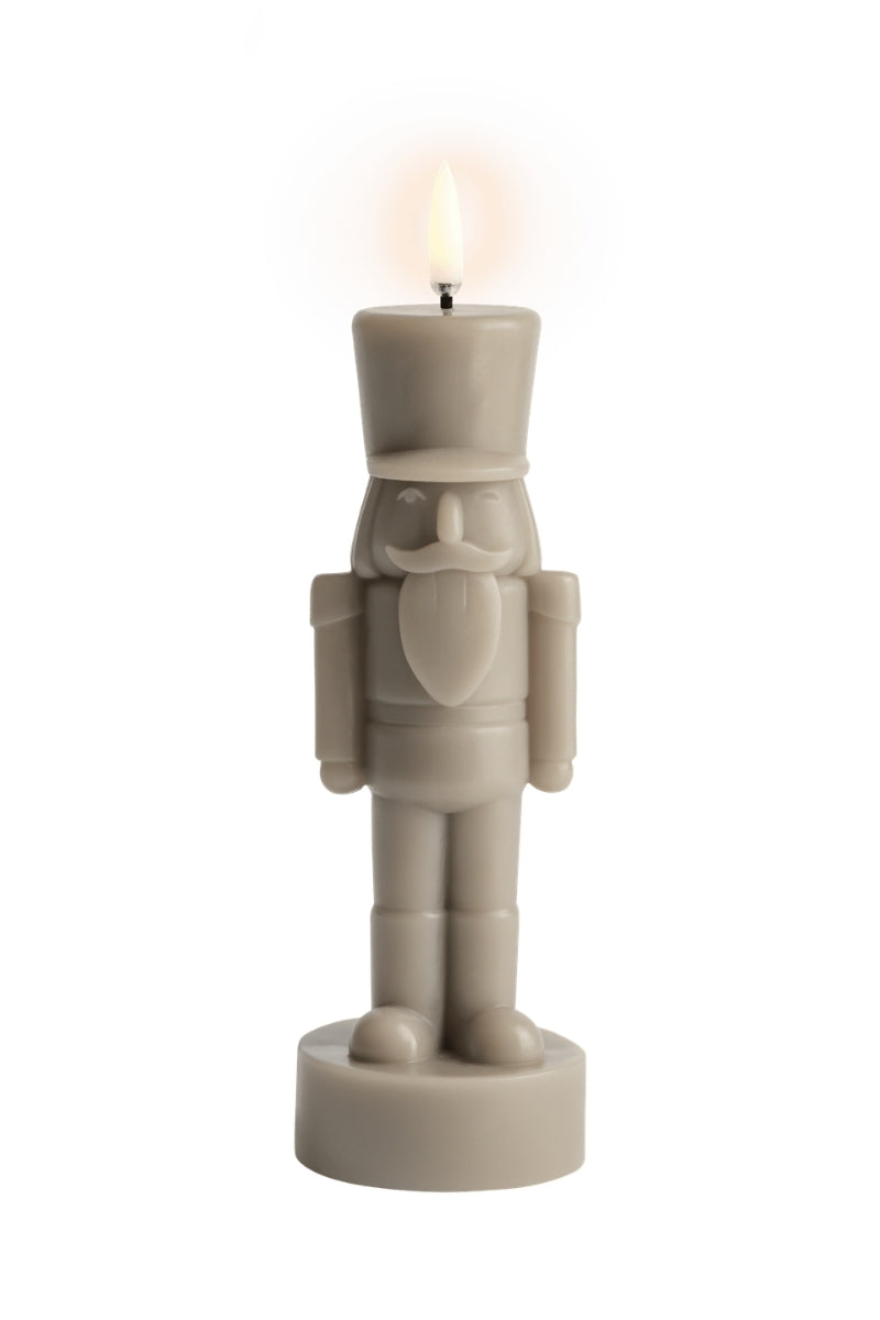 UYUNI LIGHTNING LED-Kerze Nussknacker Smooth sandstone 21,5cm - Produktbild 2