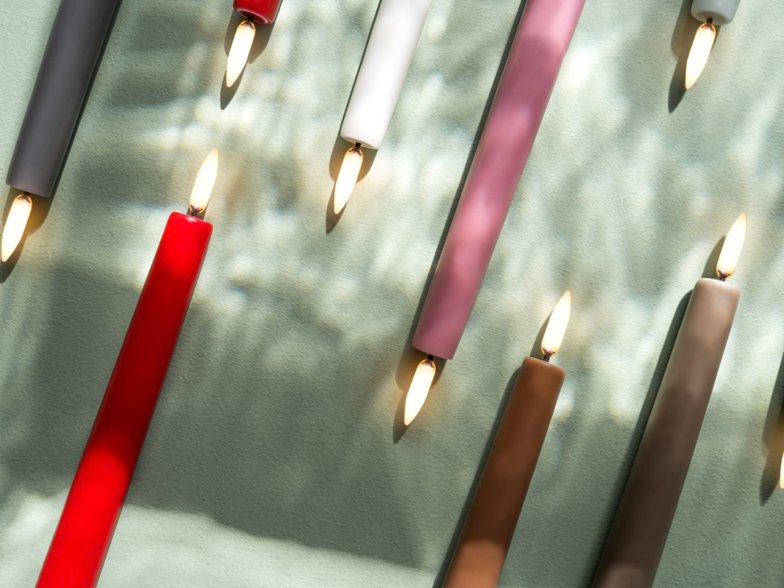 UYUNI LIGHTNING LED-Stabkerze Smooth gold finish 2er Set 25cm - Produktbild 3