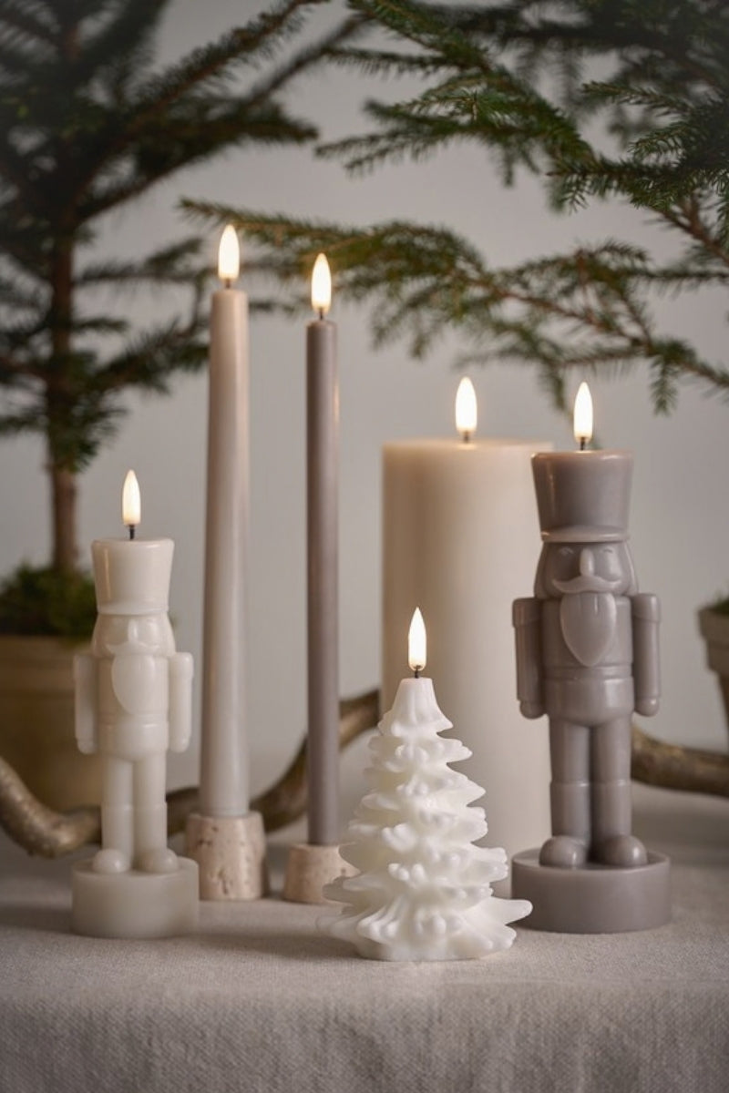 UYUNI LIGHTNING LED-Kerze Christmas tree Smooth nordic white 12cm - Produktbild 8