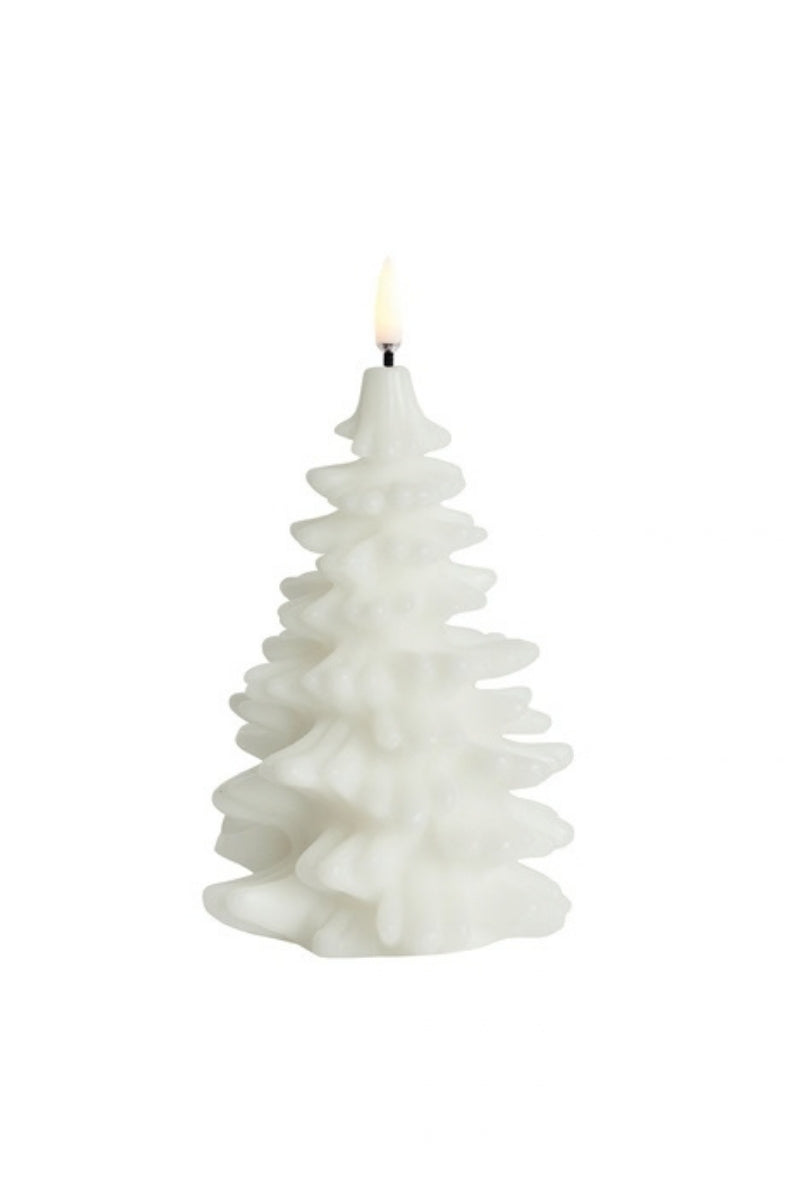 UYUNI LIGHTNING LED-Kerze Christmas tree Smooth nordic white 15cm - Produktbild 1