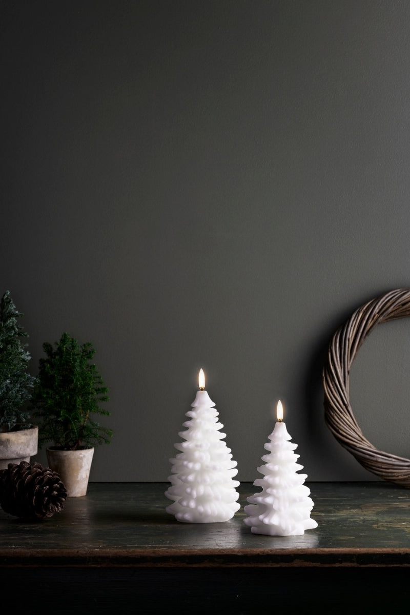 UYUNI LIGHTNING LED-Kerze Christmas tree Smooth nordic white 15cm - Produktbild 2