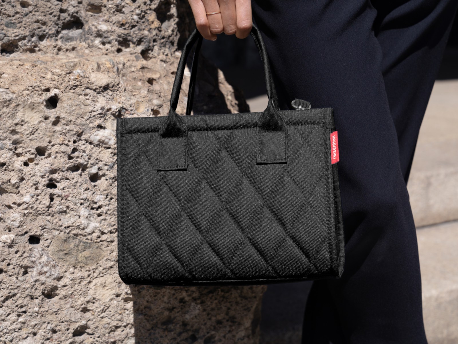 reisenthel daily shopper XS rhombus black - Produktbild 4