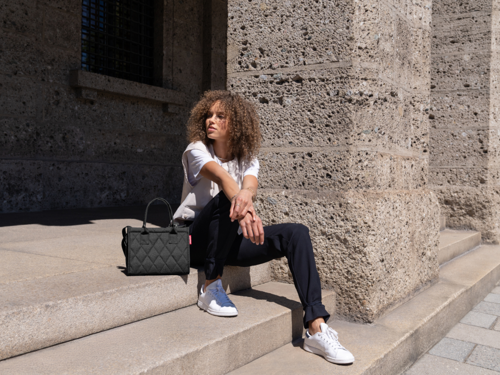 reisenthel daily shopper XS rhombus black - Produktbild 5