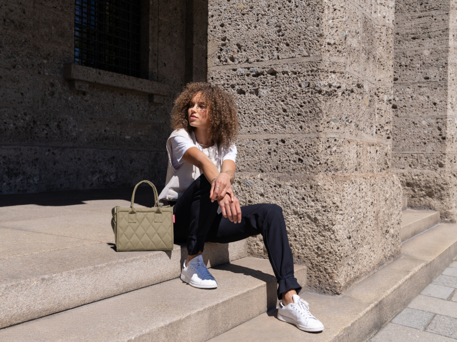 reisenthel daily shopper XS rhombus olive - Produktbild 7