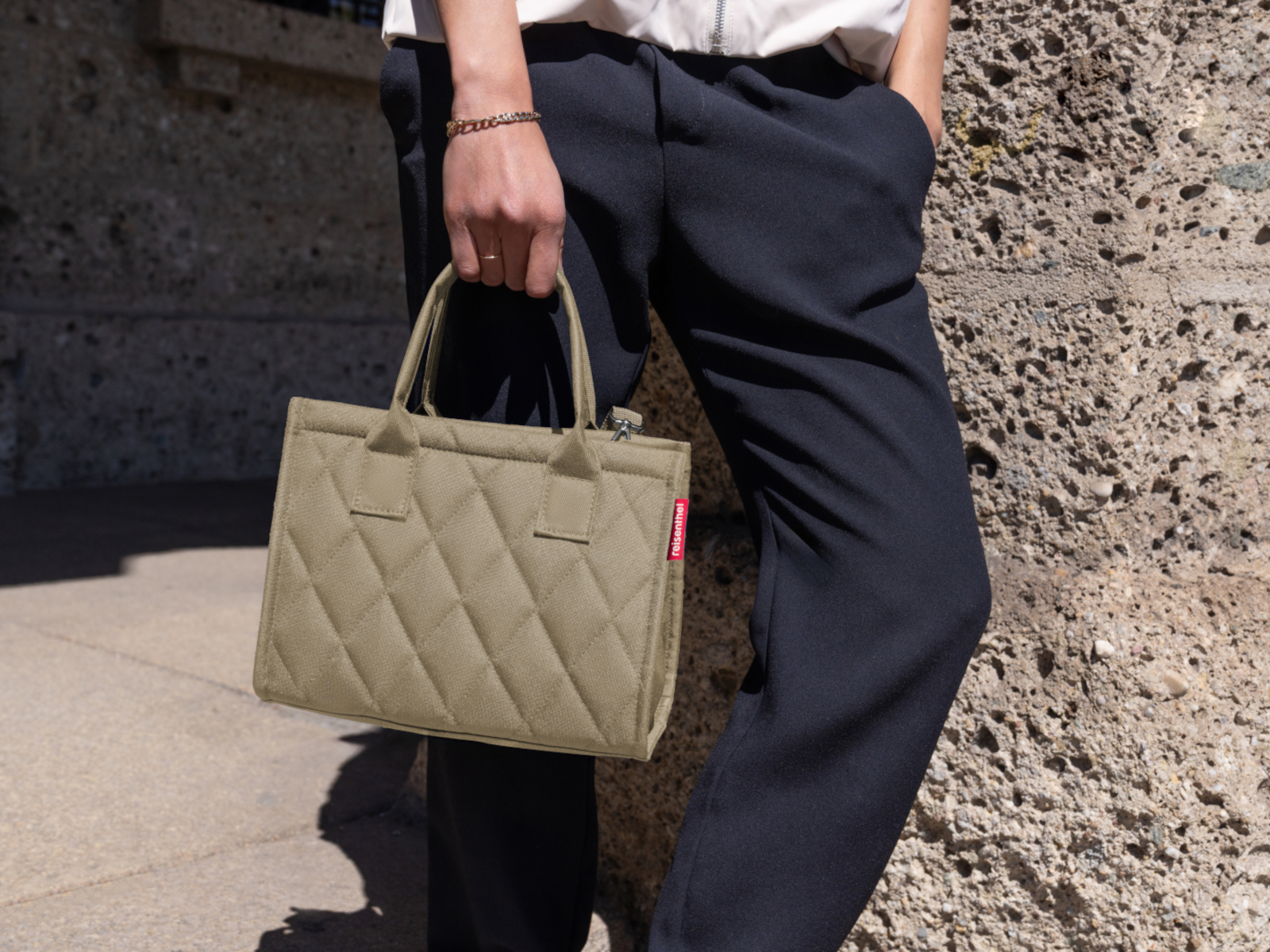 reisenthel daily shopper XS rhombus olive - Produktbild 8