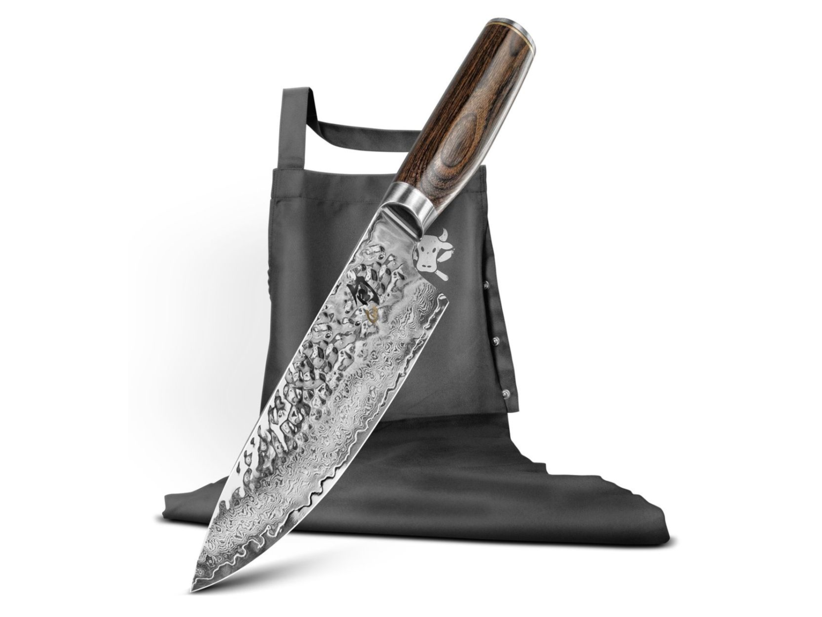 KAI Shun Premier Tim Mälzer Santoku mit Kochschürze 32cm Set2