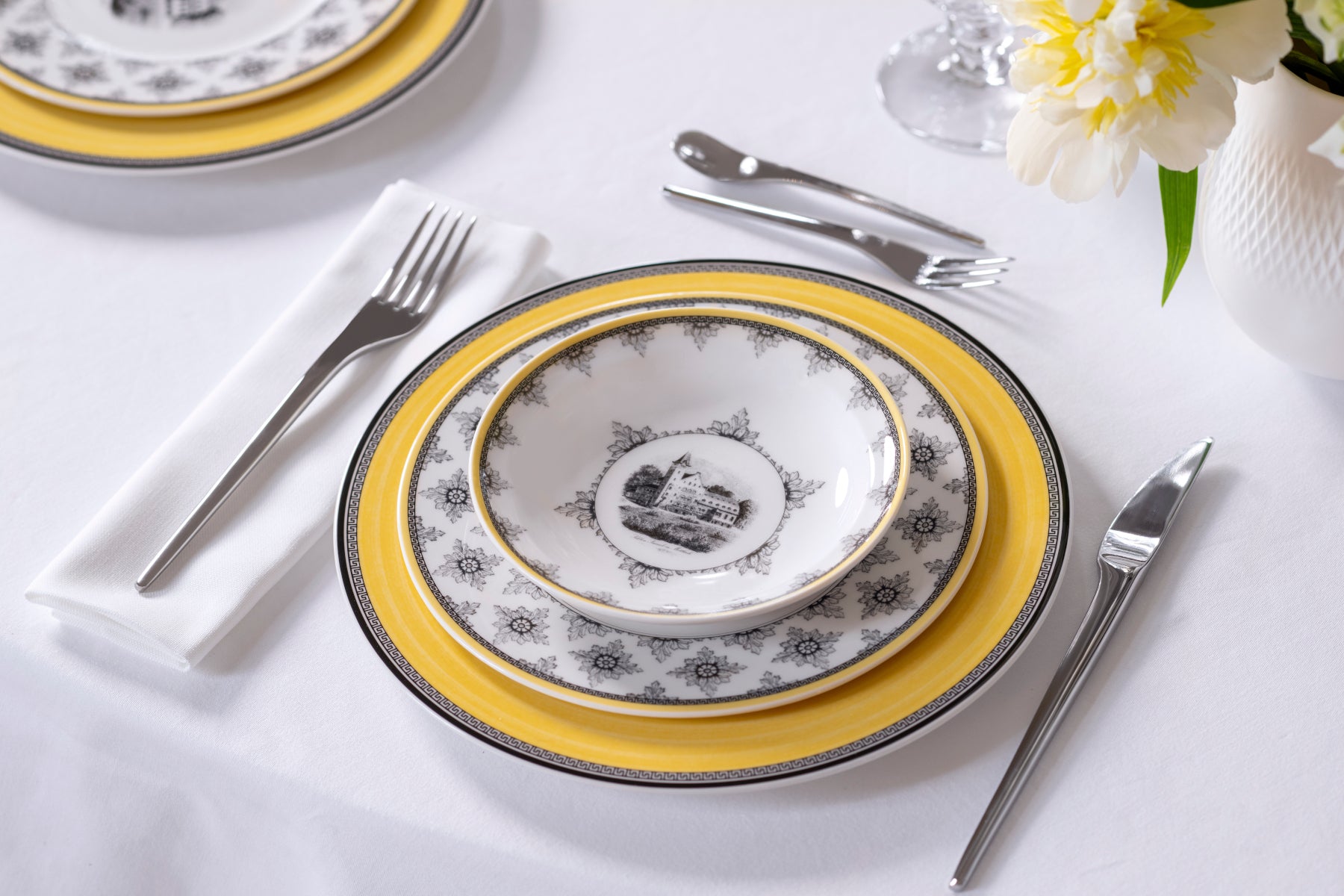 Villeroy & Boch Audun Fleur Suppenteller 24 cm - Produktbild 2