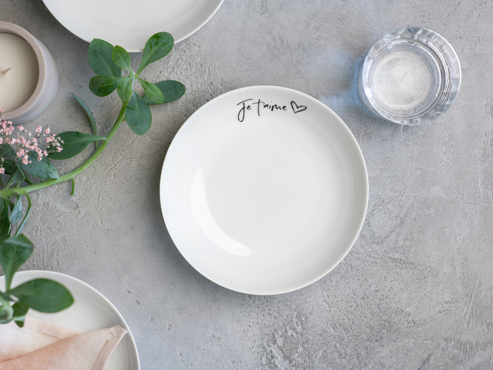 Villeroy & Boch Statement Schale flach je táime 18,5cm - Produktbild 2