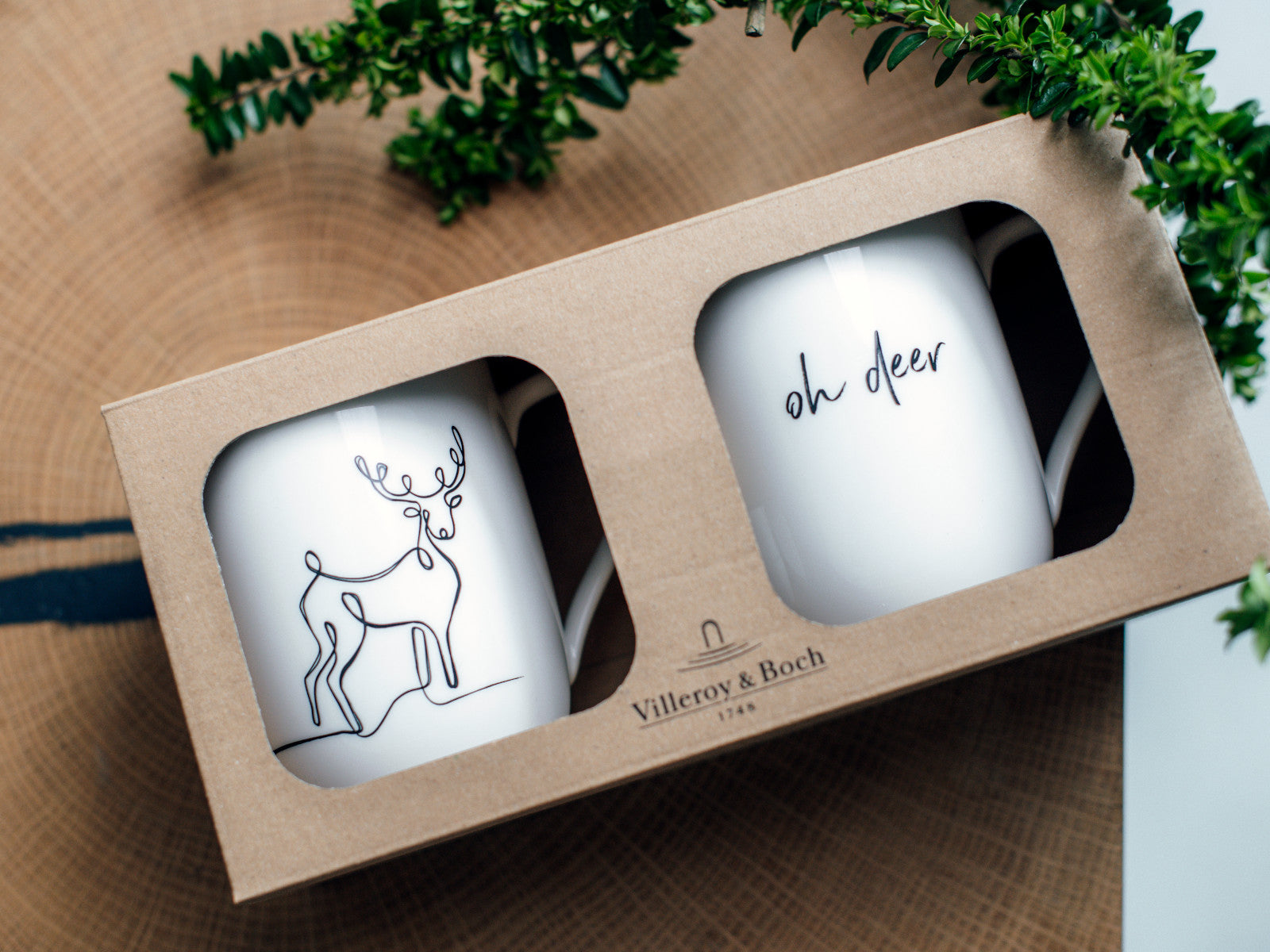 Villeroy & Boch Statement Henkelbecher Rentier XMAS 0,29l Set 2tlg - Produktbild 5