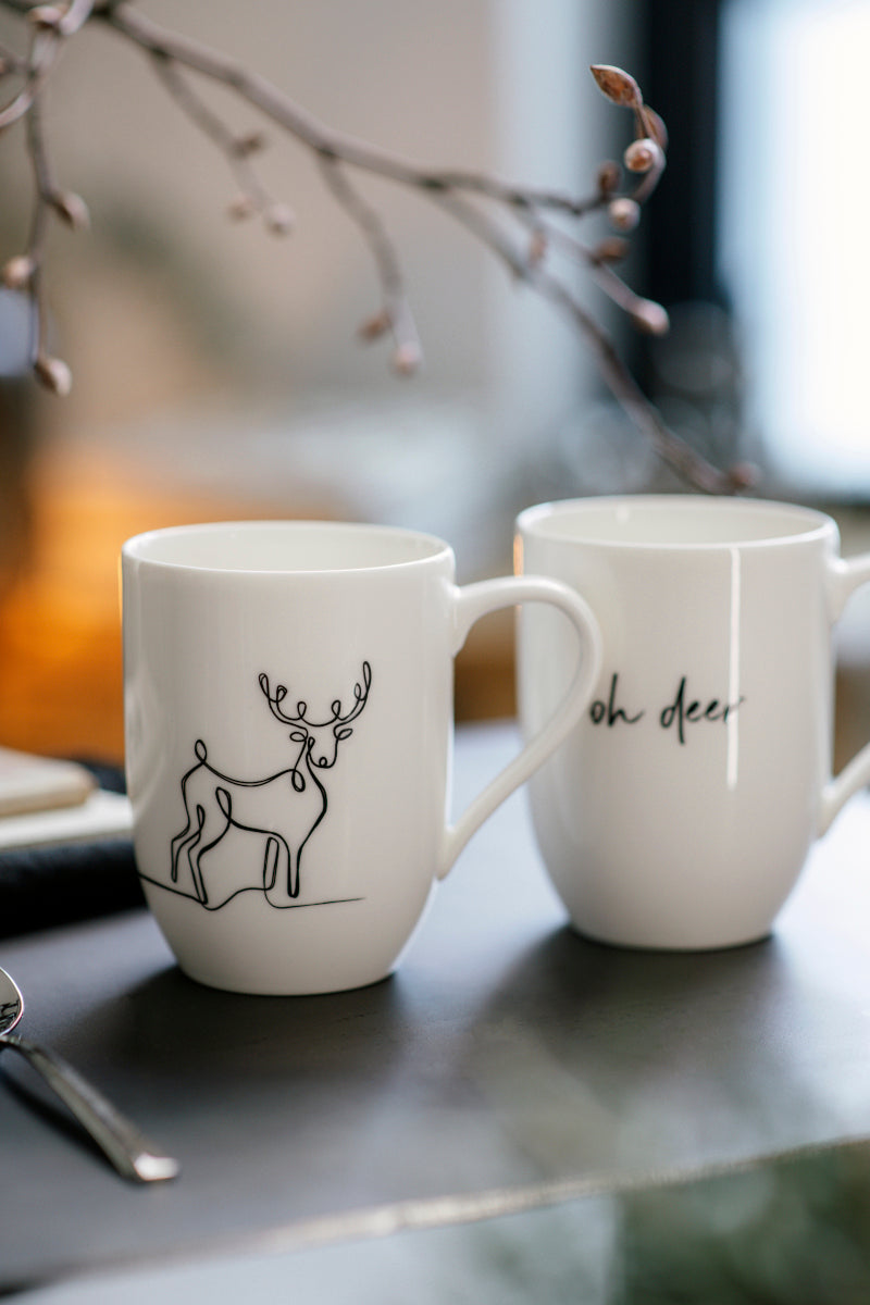 Villeroy & Boch Statement Henkelbecher Rentier XMAS 0,29l Set 2tlg - Produktbild 3