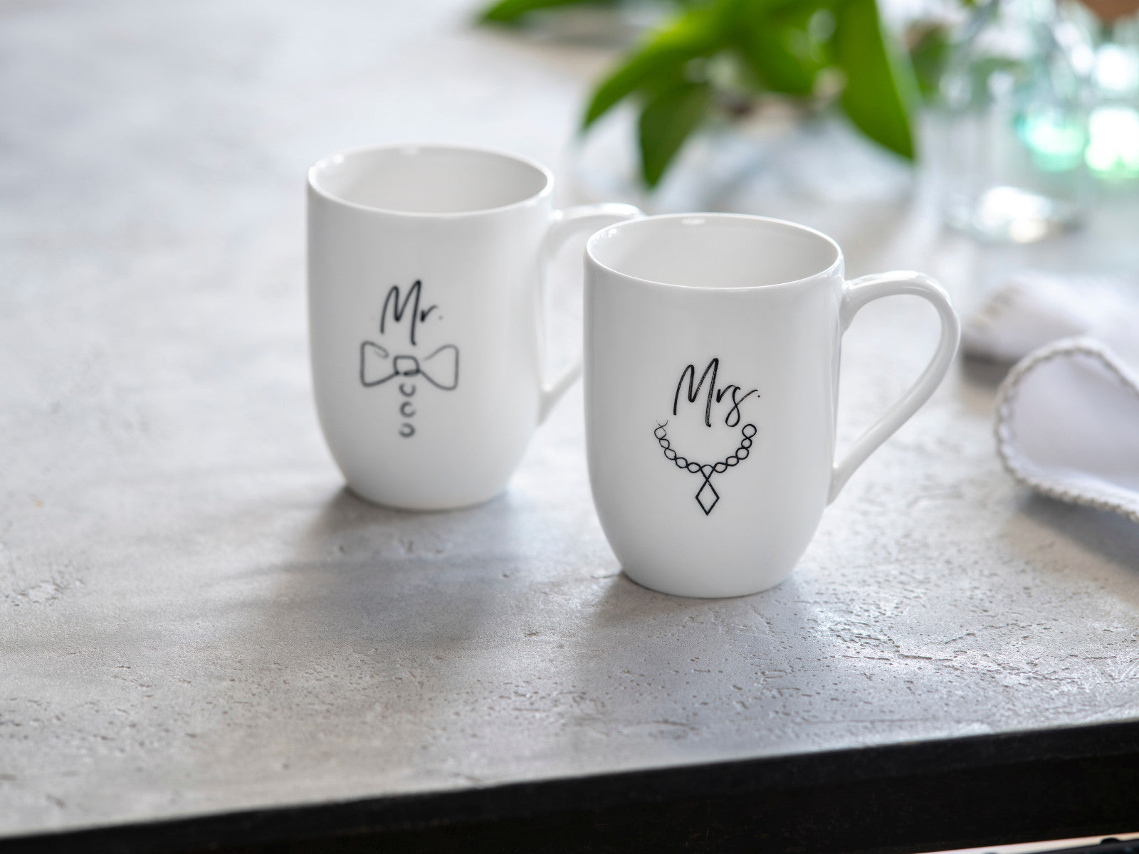 Villeroy & Boch Statement Mr and Mrs Henkelbecher 0,29l Set 2tlg - Produktbild 4