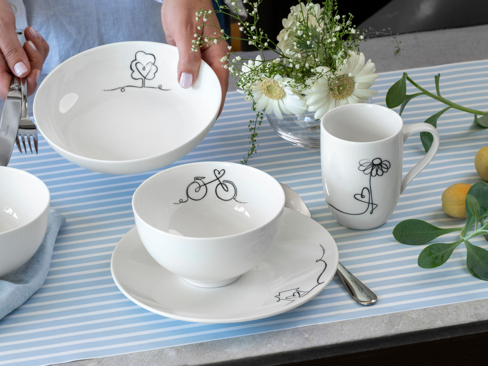 Villeroy & Boch Statement Lines Frühstücksteller Family 21cm - Produktbild 3