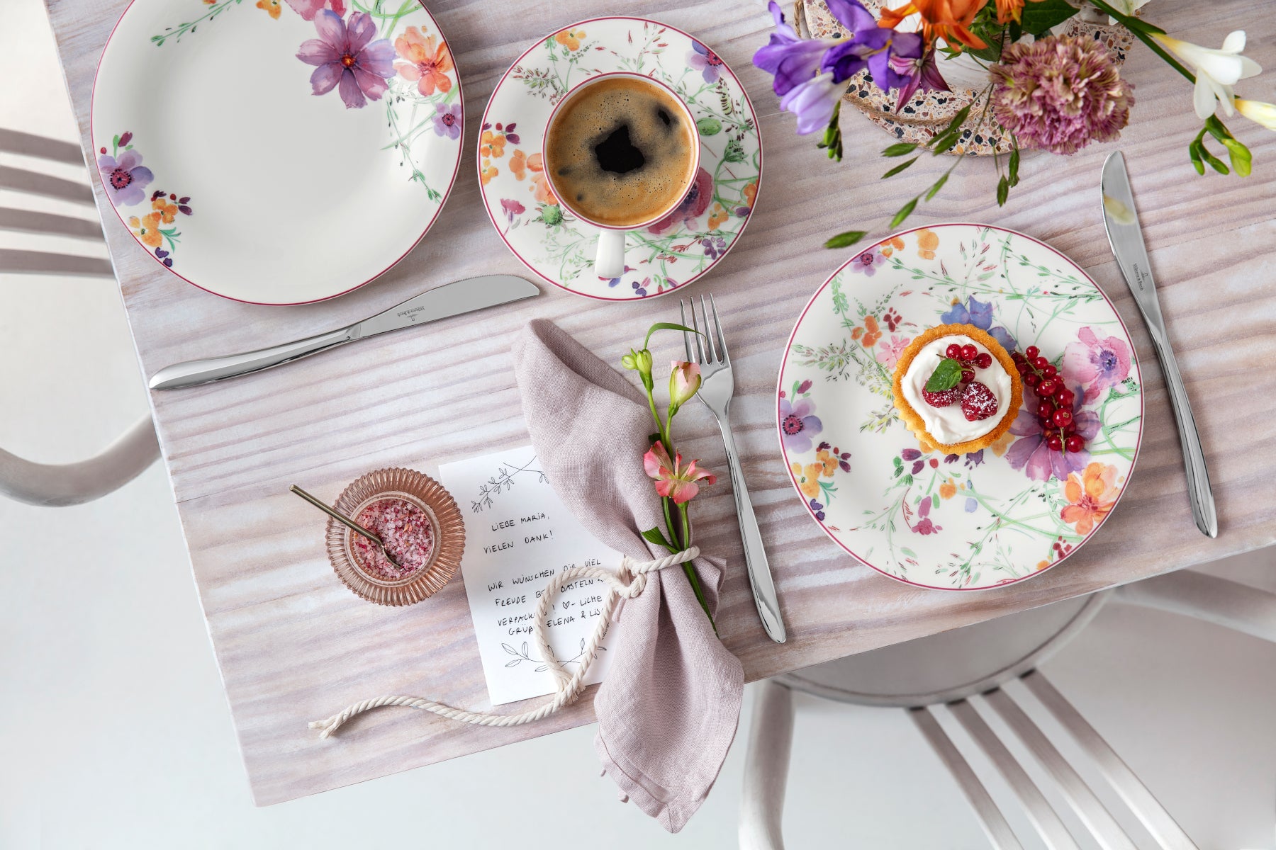 Villeroy & Boch Mariefleur Basic Frühstücksuntertasse 19 cm - Produktbild 2