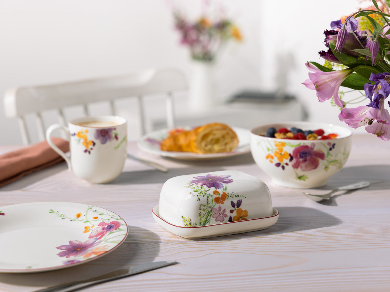 Villeroy & Boch Mariefleur Basic Butterdose 15cm - Produktbild 4