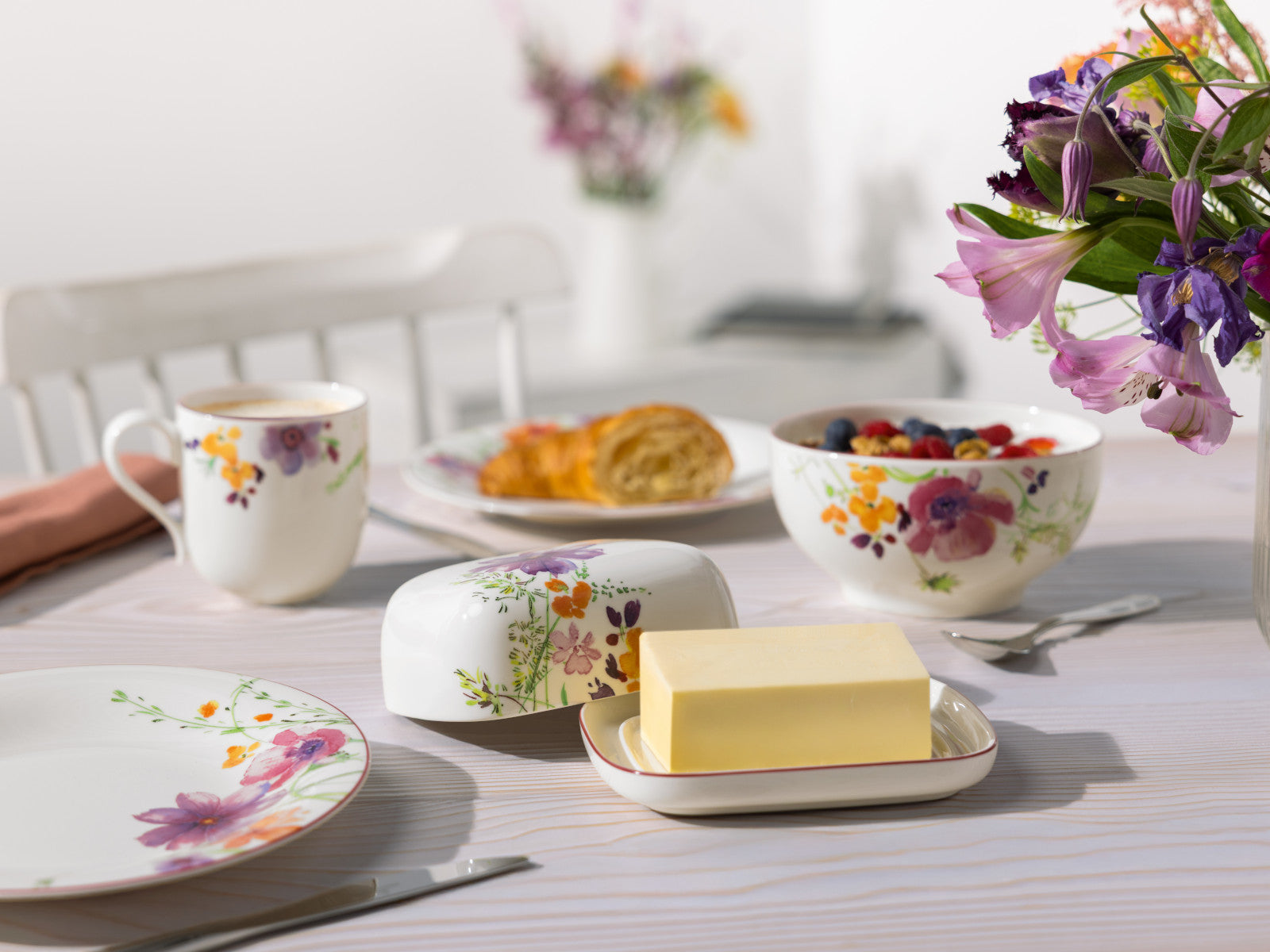 Villeroy & Boch Mariefleur Basic Butterdose 15cm - Produktbild 5