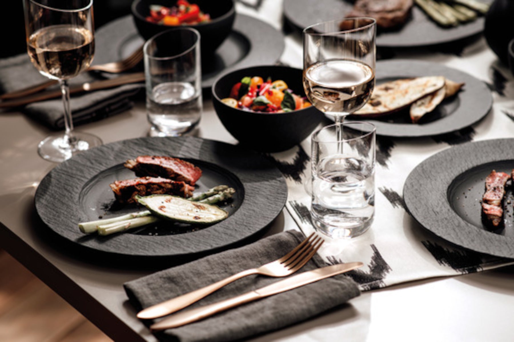 Villeroy & Boch Manufacture Rock Tafelset 4tlg - Produktbild 2