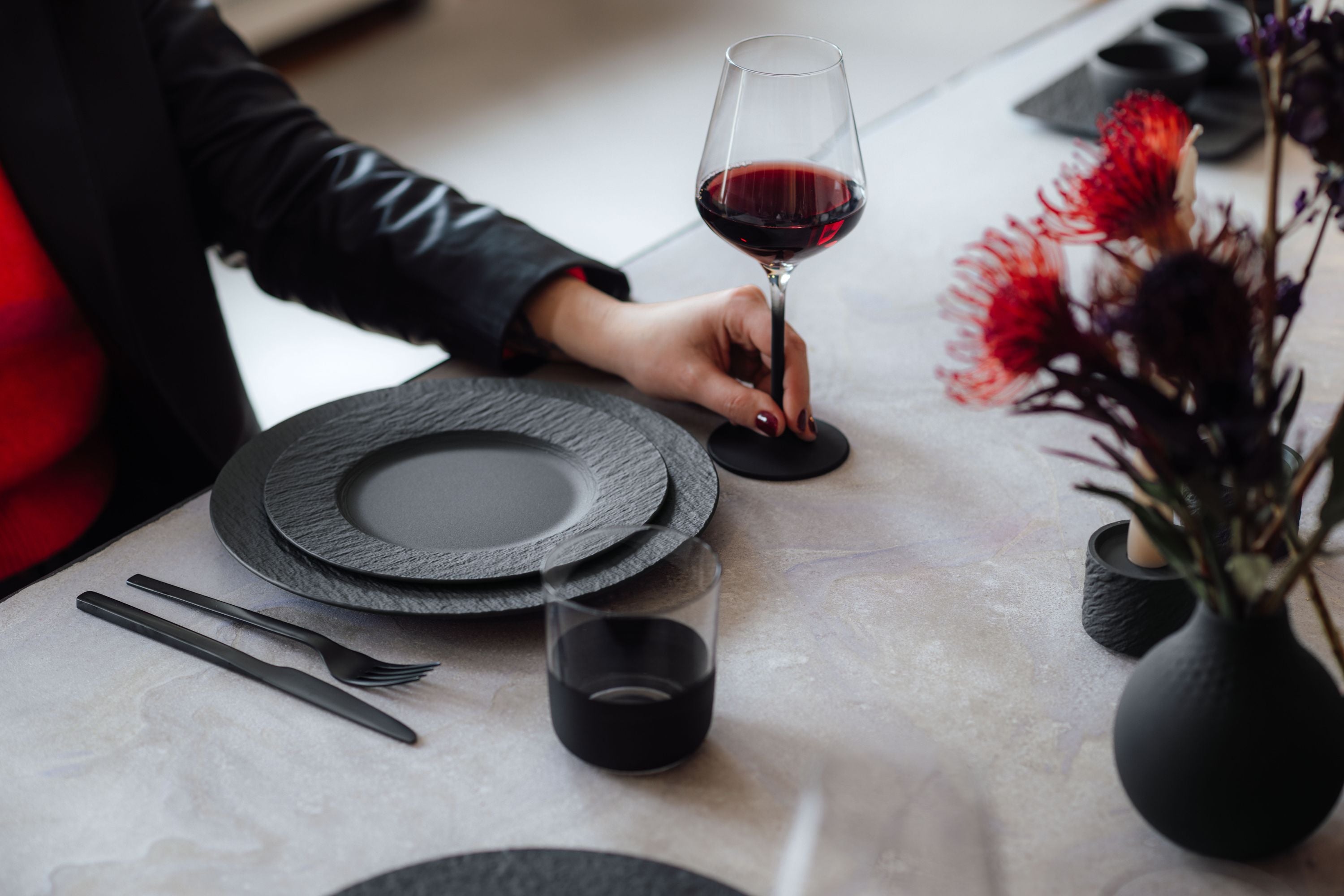 Villeroy & Boch Manufacture Rock Tellerset 6tlg - Produktbild 6