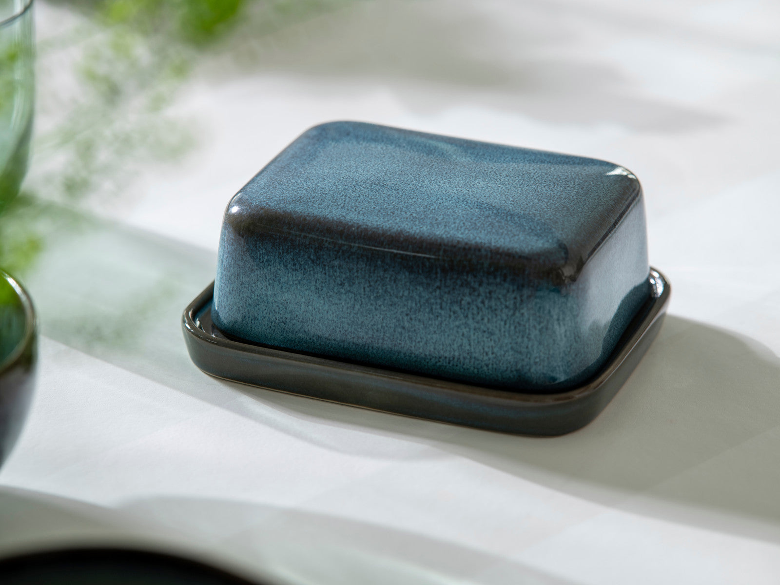 like. by Villeroy & Boch Lave glace Butterdose blau 6,5cm - Produktbild 4