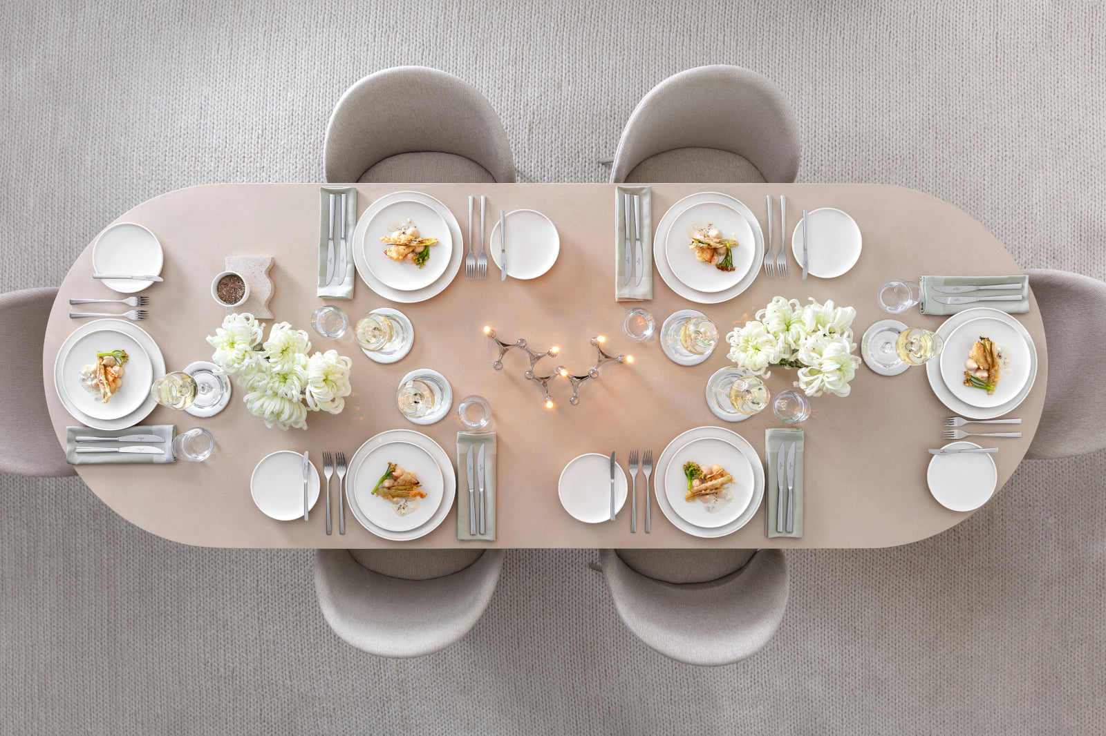Villeroy & Boch Afina Speiseteller weiß 27cm Set6 - Produktbild 4