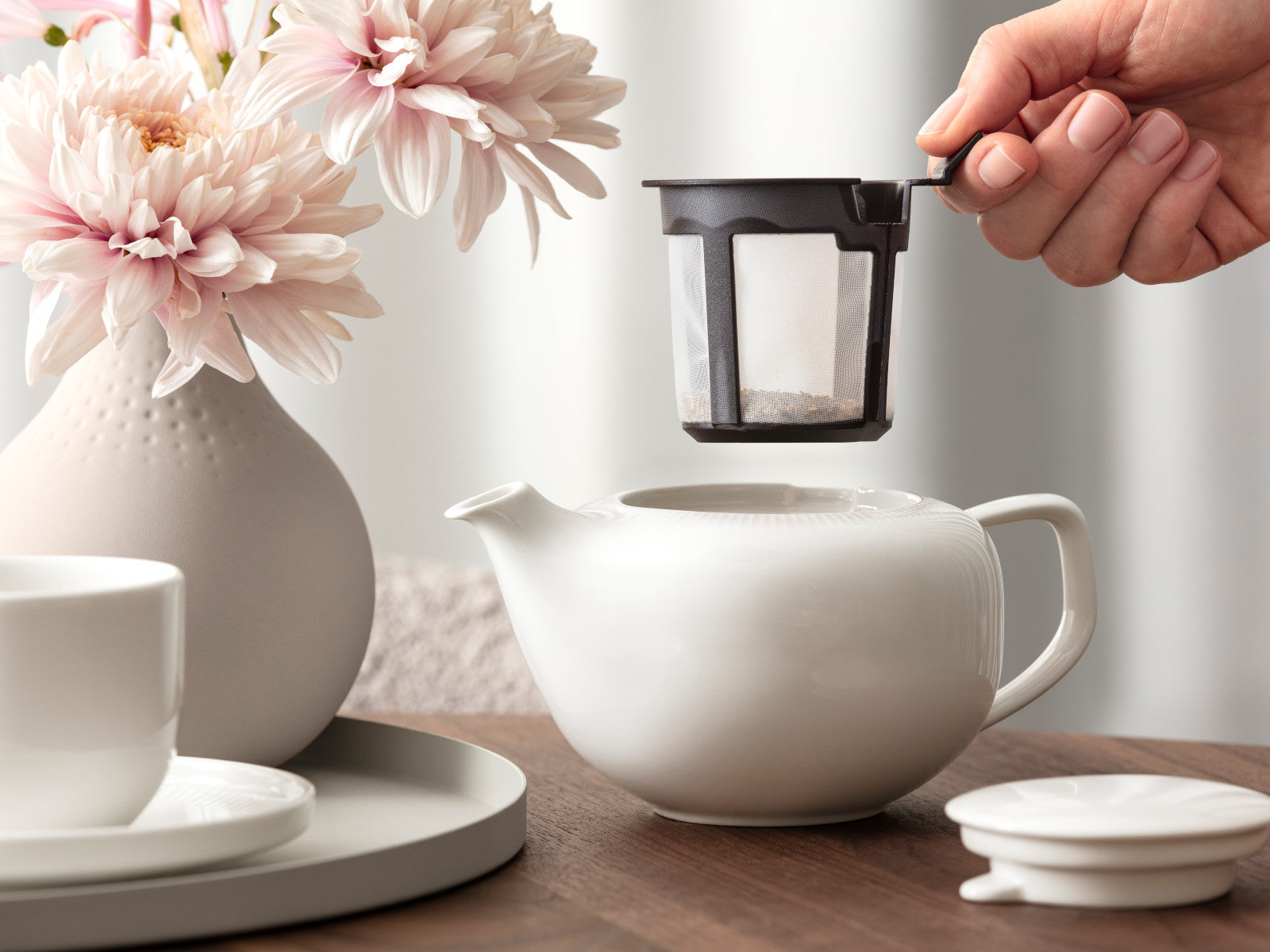 Villeroy & Boch Afina Teekanne mit Deckel und Filter 0,42l - Produktbild 2