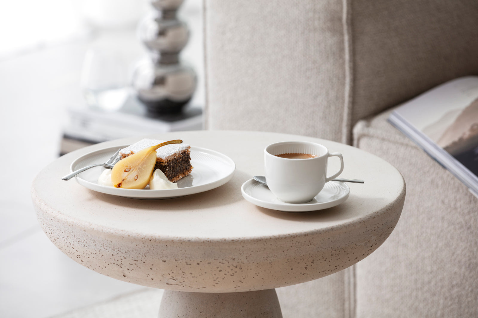 Villeroy & Boch Afina Espressotasse mit Untertasse weiß 2tlg - Produktbild 4